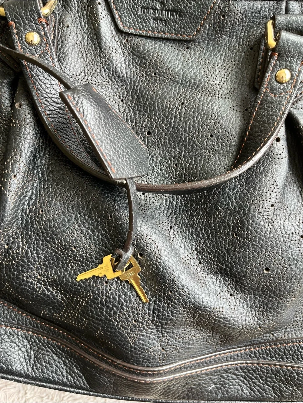 Louis Vuitton Monogram Mahina Stellar PM satchel